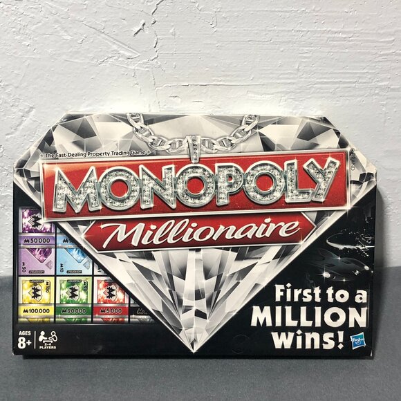 Monopoly Millionaire Hasbro 2012 Property Trading Game Fortune - Picture 1 of 6